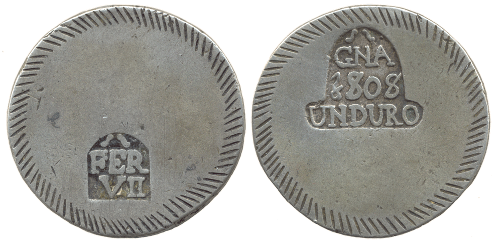 Spagna-Gerona-Ferdinando VII-Duro 1808 