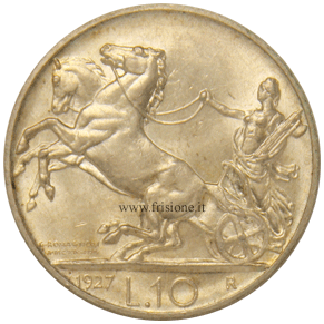 10 Lire 1927 Vittorio Emanuele 3_r