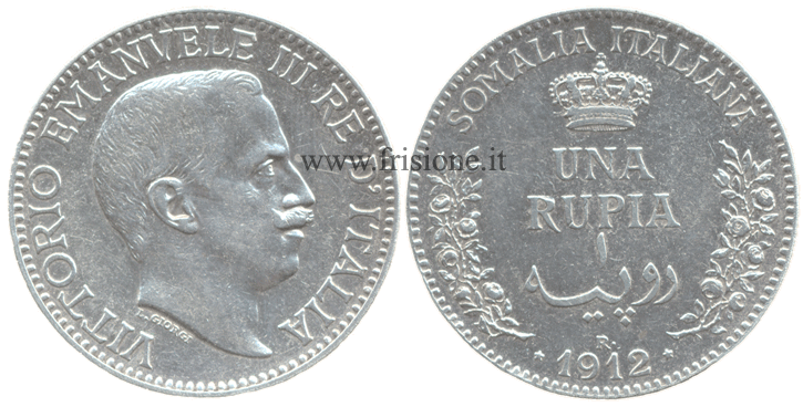 Somalia V. Emanuele III - 1 Rupia 1912