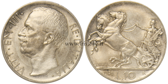 10 lire 1926 biga