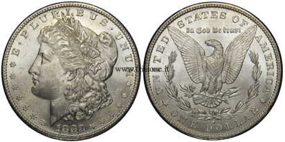 Usa dollaro argento Morgan 1880 S
