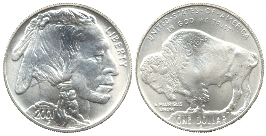 USA - Dollaro argento 2001 - bisonte 