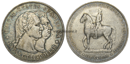 USA - Dollaro argento 1900 - Commemorativo Lafayette