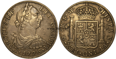 Messico - Carlo III - 8 Escudos 1776