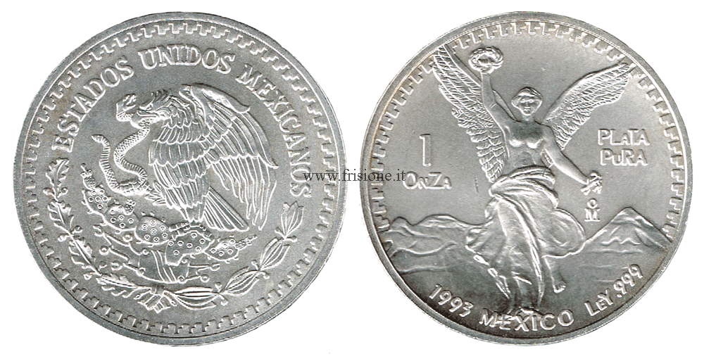 Messico - 1 oncia argento 1993