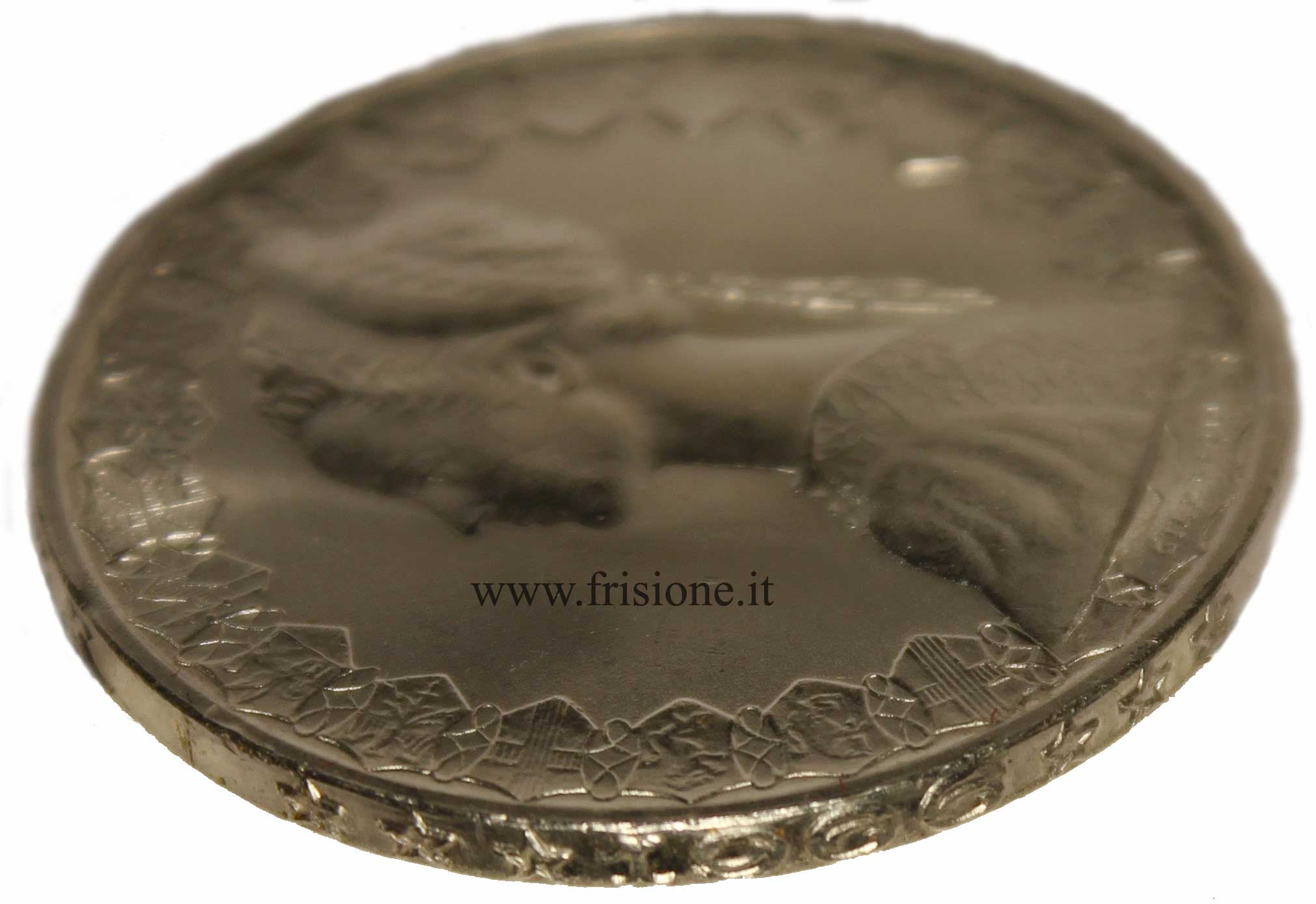 ITALIA - 500 lire argento veduta anno 1966