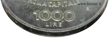 bordo del 1000 lire argento 1970