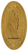Austria profilo del mezzo marengo oro 1912