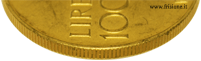 Bordo 100 lire oro 1923