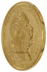 Austria marengo oro 1892 profilo