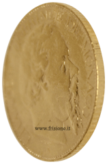 Monaco 20 franchi 1879 marengo oro profilo