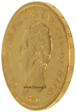 Carlo Felice profilo 80 lire oro 1830