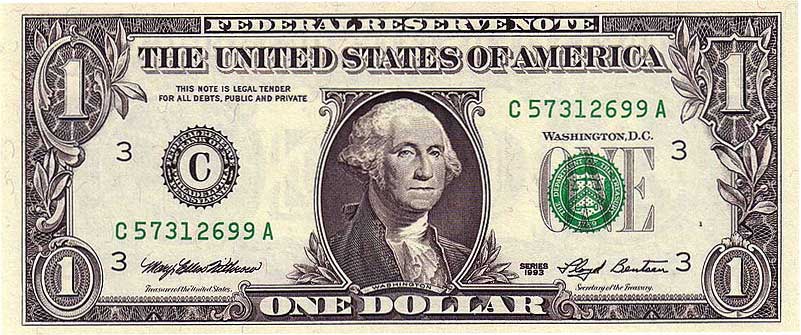 Stati Uniti banconota da 1 dollaro