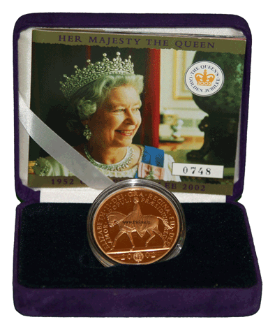 5 sterline oro 2002
