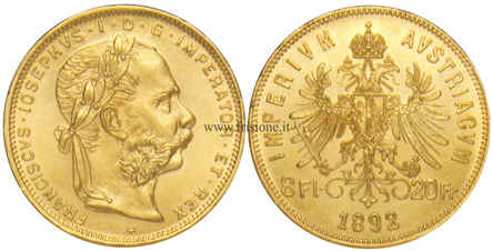 Austria Marengo Oro - 8 fiorini