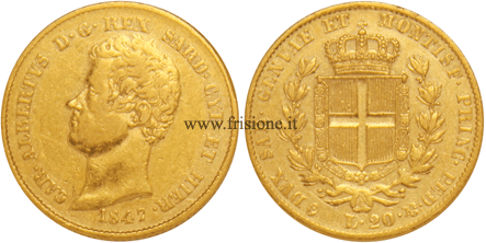 20 lire 1847