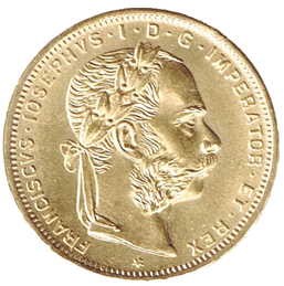 marengo oro austriaco_8 fiorini_20 corone_diritto