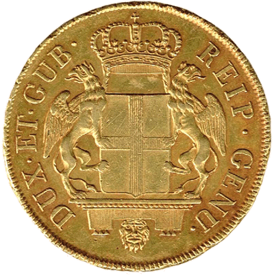 96 lire oro di Genova