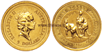 Australia 5 dollari - 1/20 di oncia oro