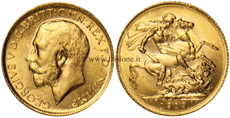 Australia - Giorgio V - Sterlina oro 1919
