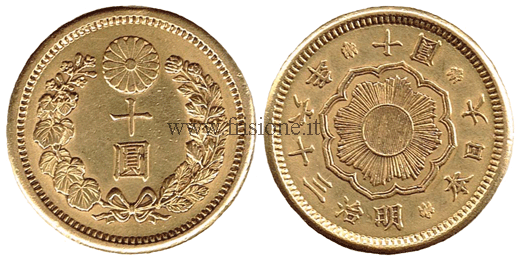 Giappone 10 Yen oro