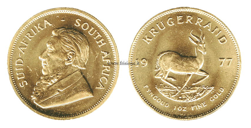 Sud Africa - Krugerrand Oro 1977 oncia