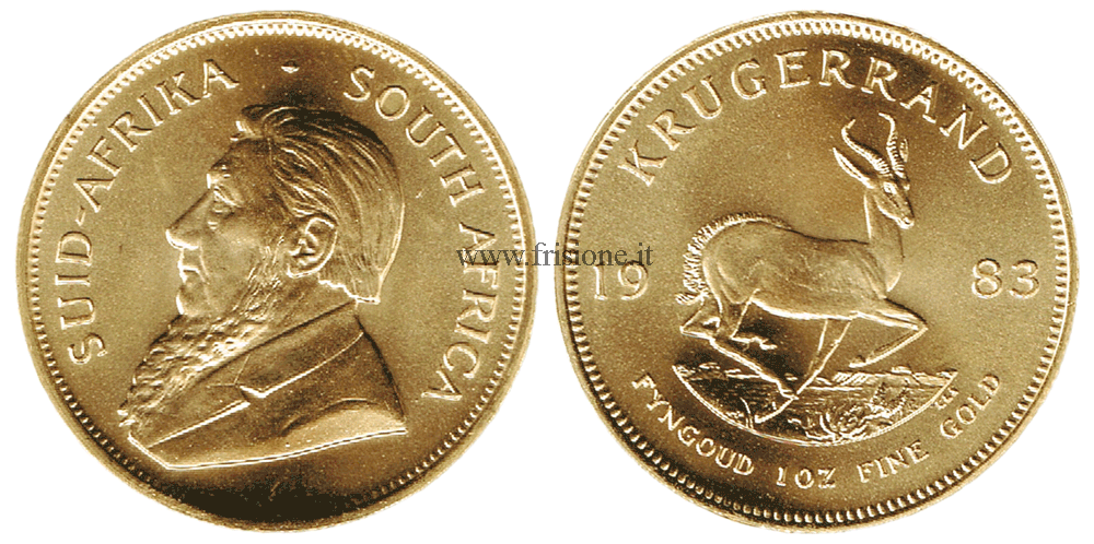 Sud Africa - Krugerrand Oro 1983 oncia sud africana