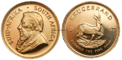 Sud Africa - Krugerrand Oro 1967 - Oncia d'oro