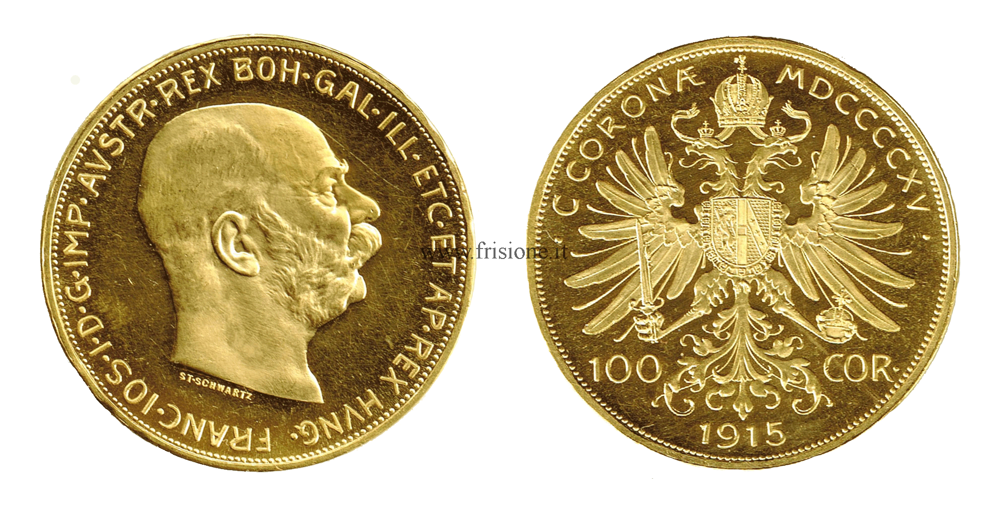 100 corone 1915 Austria francesco giuseppe