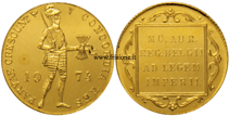 Olanda ducato oro 1974