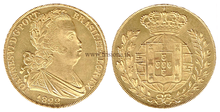 Portogallo 4 Escudos oro 1822
