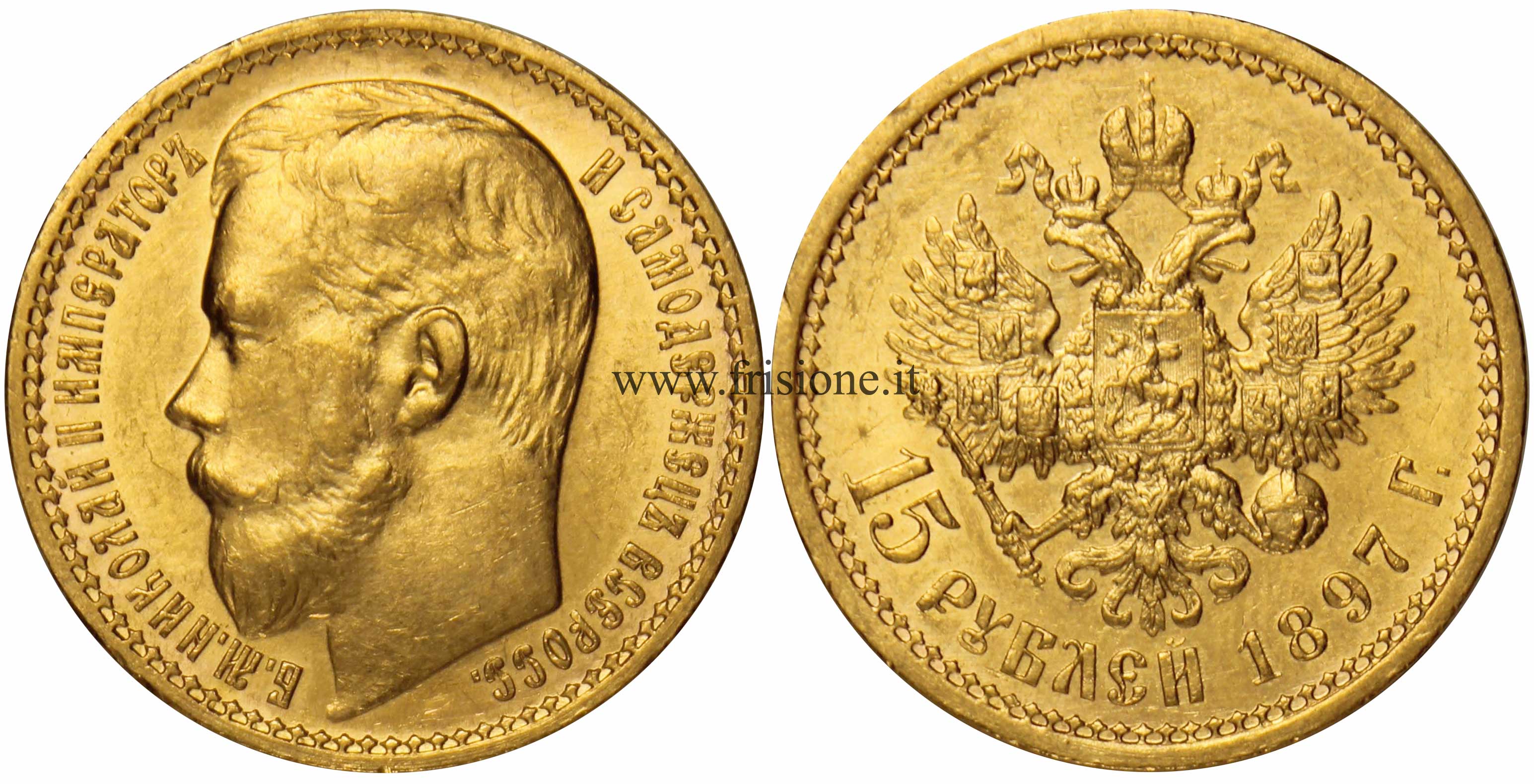 15 Rubli oro Russia