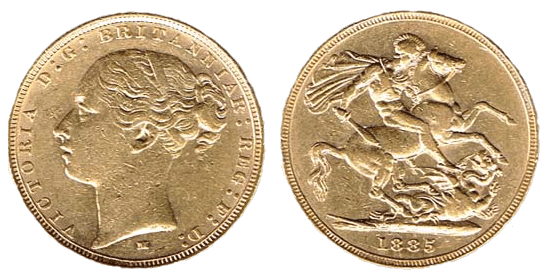 Sterlina Regina Vittoria giovane sovrana oro regina vittoria giovane sterlina oro