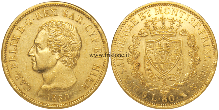 C. Felice - 20 Lire oro 1830 Torino