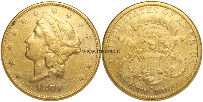 USA 20 Dollari 1879 S 