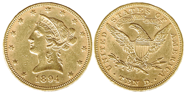 Stati Uniti - 10 dollari oro Liberty