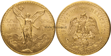 Messico - 50 Pesos oro 1943