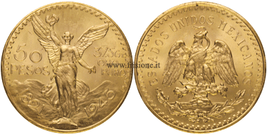 Messico - 50 Pesos oro 1945 - Messicano oro