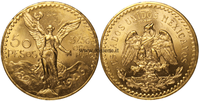 Messico 50 pesos oro 1946 - messicano