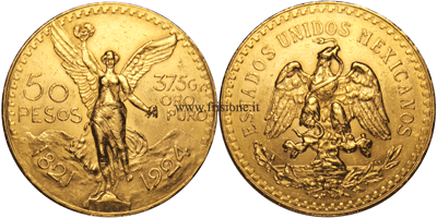 Messico - 50 Pesos oro 1924