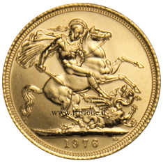 sterlina oro 1976