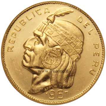 50 Soles oro Perù 1967