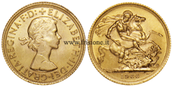 Gran  Bretagna  Sterlina oro 1966  nuovo conio fiocchetto