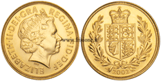 Gran Bretagna sterlina oro 2002