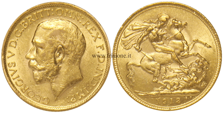G. Bretagna - Giorgio V - Sterlina oro 1913
