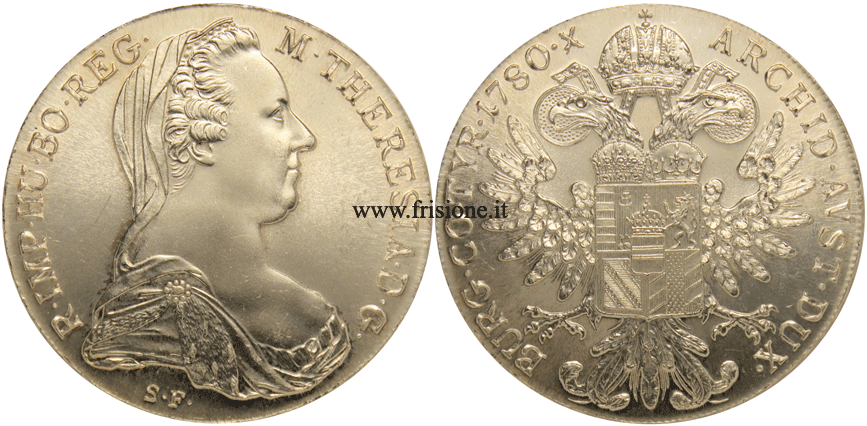 Austria tallero 1780 x