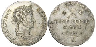 Germania - Westphalia - Jerome Napoleon - Tallero 1811 C