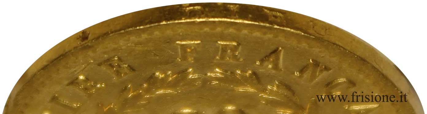 Francia Napoleone I, bordo del 20 franchi oro