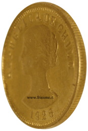 Cile profilo del 50 pesos oro 1926 Cile profilo del 50 pesos oro 1926