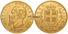 V. Emanuele II - 20 Lire 1869 Torino